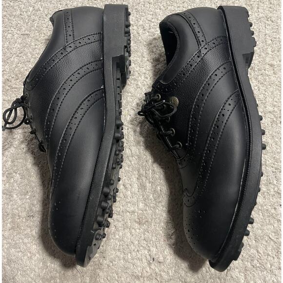 Niblick Outback Golf Saddle Shoes Men Size 8 Black Oxford 2740 0/97165 main image 10